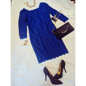 NWT Blue Lace Dress